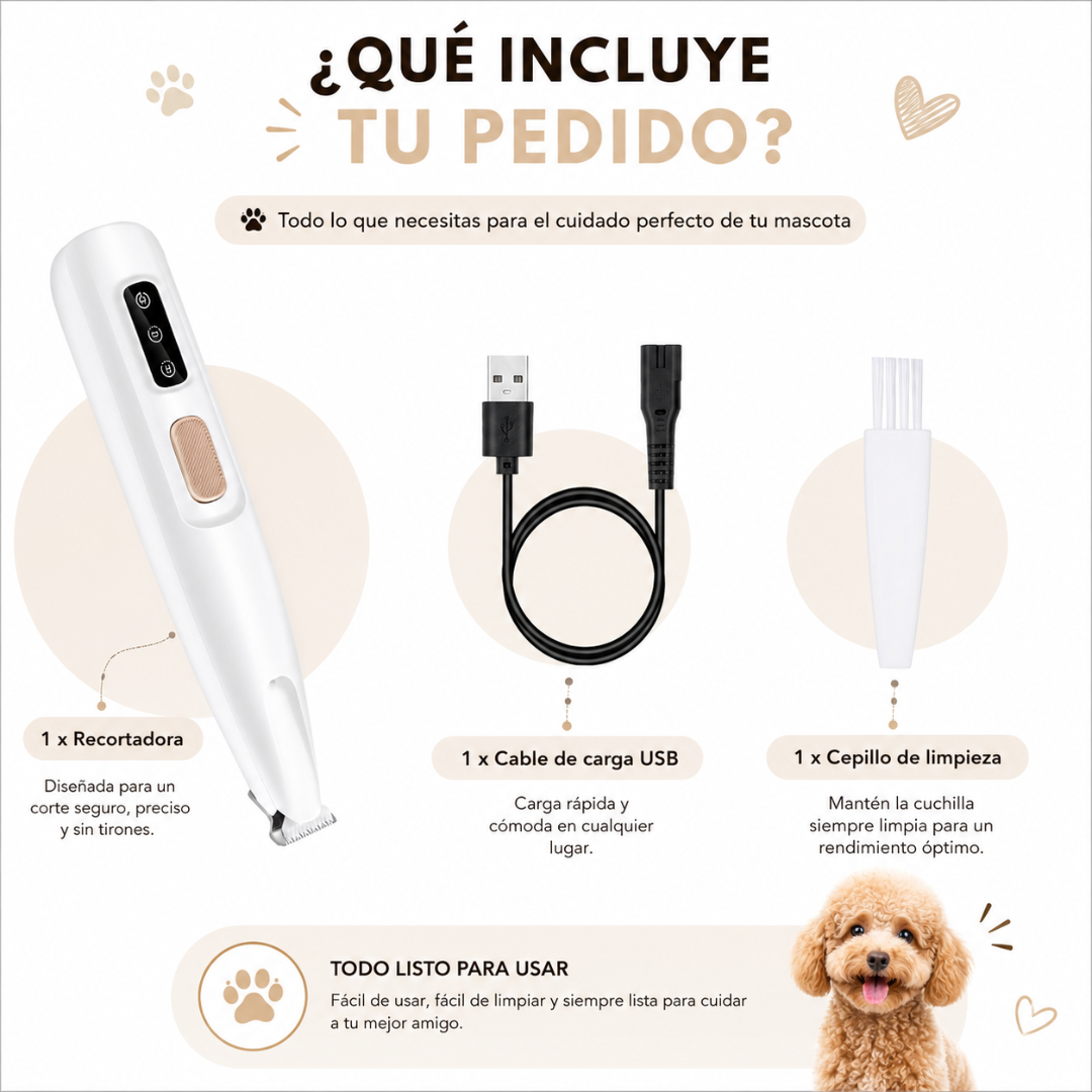 Recortadora de Precisión para Mascotas.