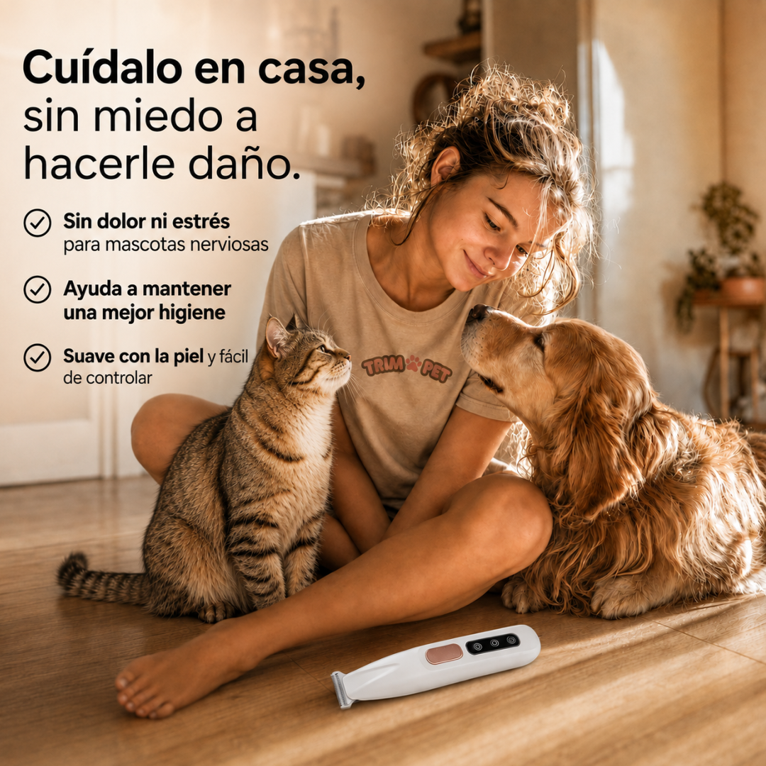 TrimPet™ | Recorta ojos, patas y zonas delicadas sin miedo