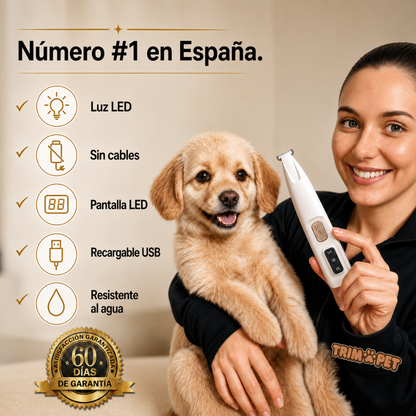 TrimPet™ | Recorta ojos, patas y zonas delicadas sin miedo