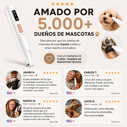 TrimPet™ | Recorta ojos, patas y zonas delicadas sin miedo